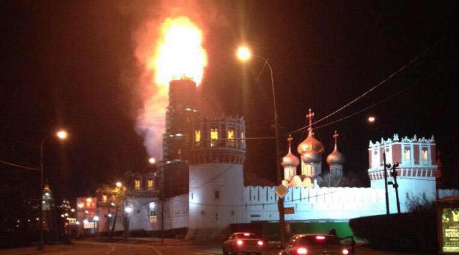 Скрытый символизм пожара в Новодевичьем монастыре | FAKEOFF